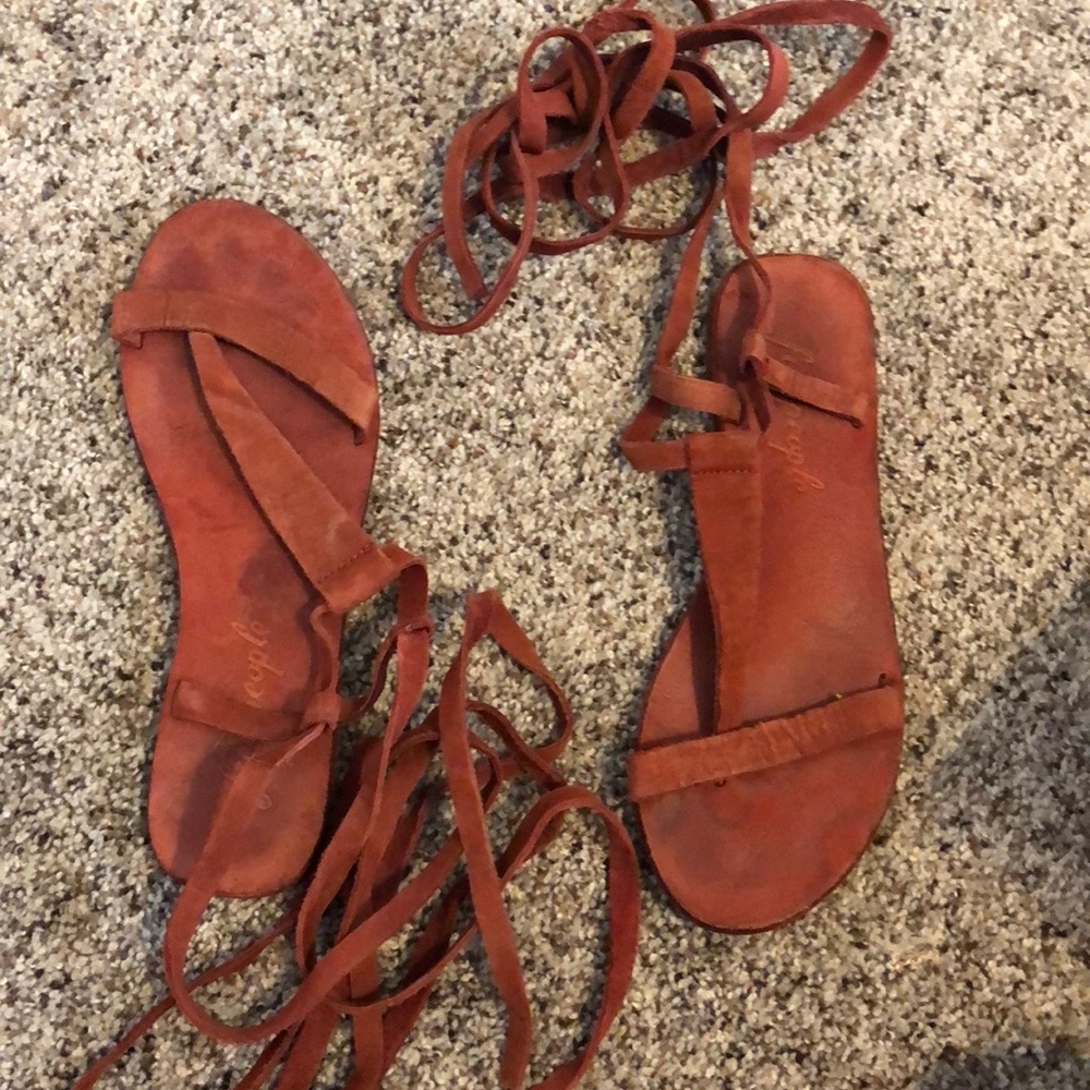 Free people gladiator sandals
